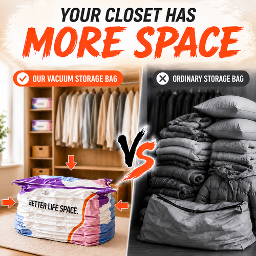 RECLAIM UP TO 80% OF YOUR CLOSET SPACE IN MINUTES
