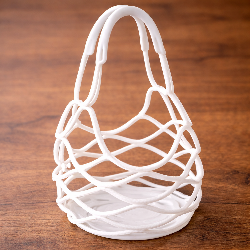 2-in-1  Silicone Mesh Bag & Heat-Resistant Trivet Mat for Hot Bowls (Offer)