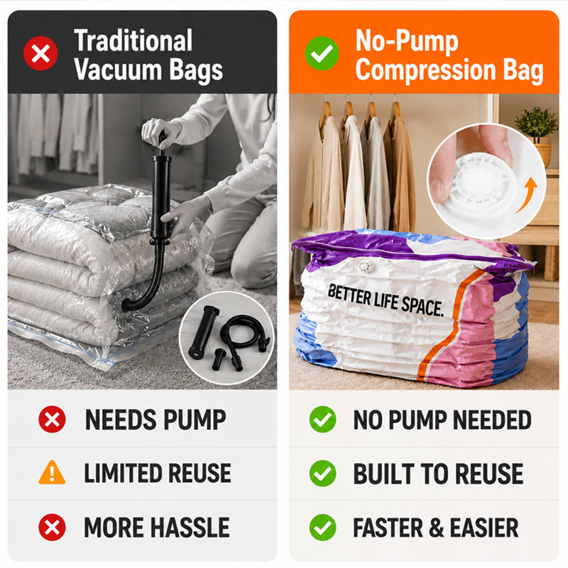 RECLAIM UP TO 80% OF YOUR CLOSET SPACE IN MINUTES