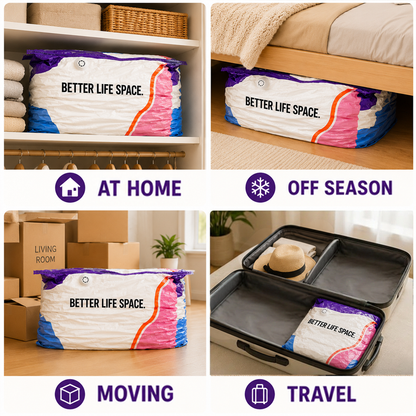 RECLAIM UP TO 80% OF YOUR CLOSET SPACE IN MINUTES