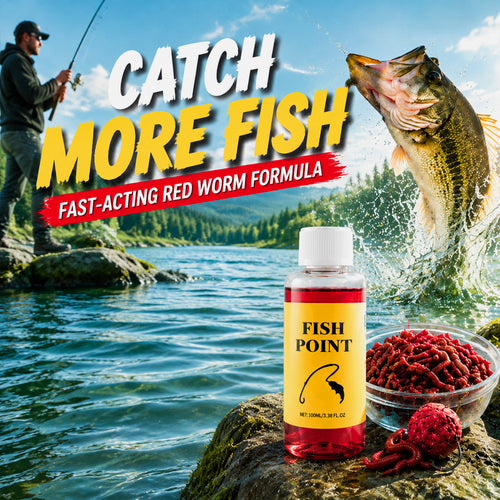 🎣 Concentrated Fish Attractant Liquid – 🐟Fast-Acting Red Worm Formula