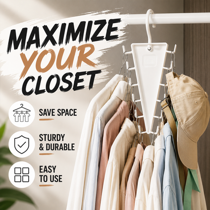 🔥 50% off – Smart triangular closet storage ✨ More space, less clutter, and stylish organization at home 🏡