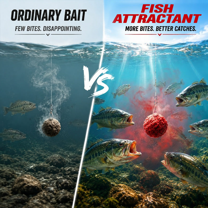 🎣 Concentrated Fish Attractant Liquid – 🐟Fast-Acting Red Worm Formula
