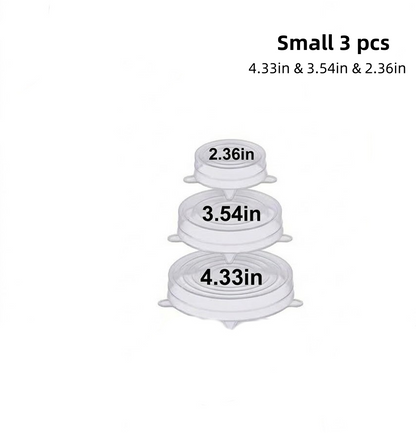 Silicone Stretch Lids Reuseable Microwave Safe Flexible Covers (offer)