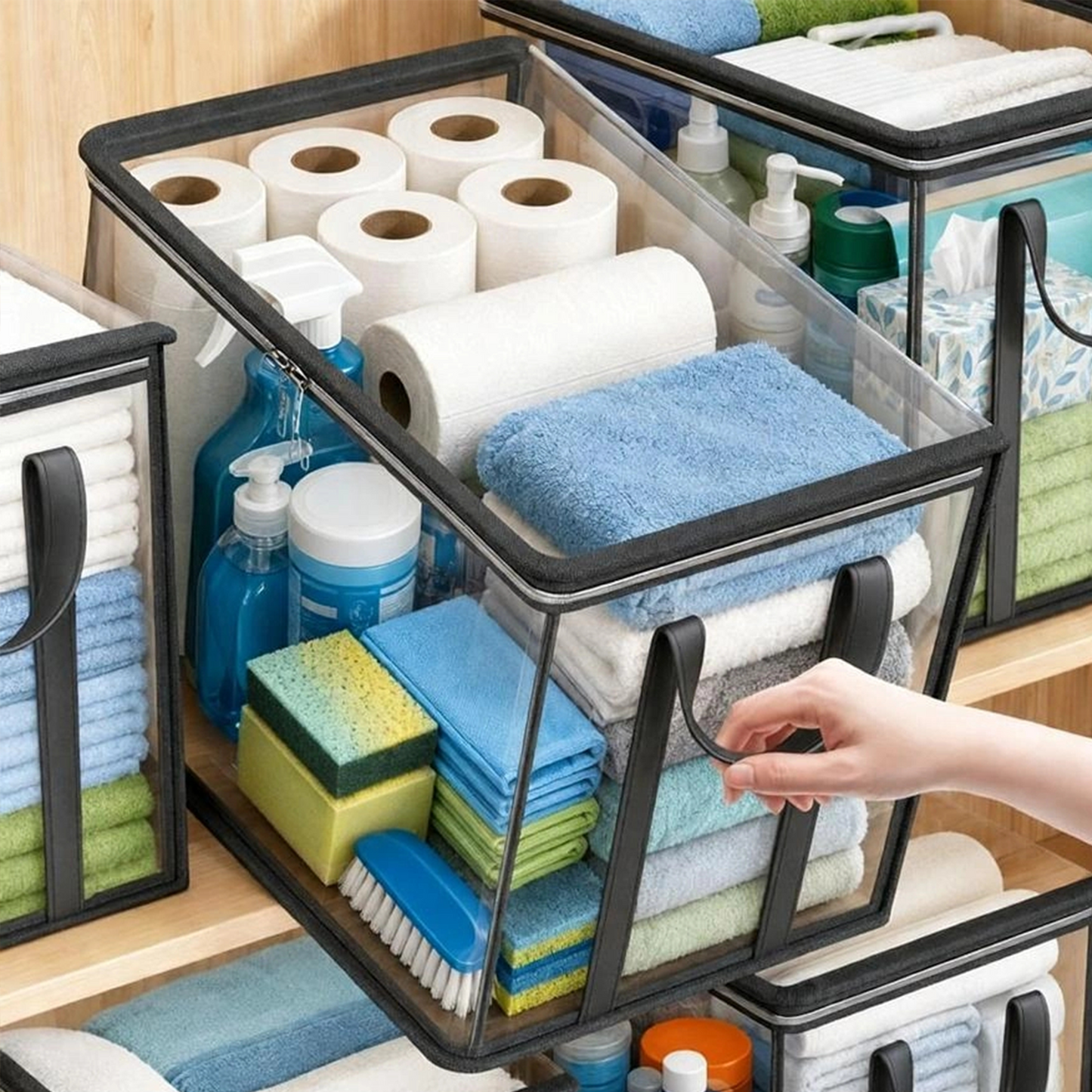 Rtawo™ Clear Storage Bag – Dust-Proof Organizer for Toys, Clothes & More🧸📚👕🧦
